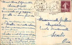 VINTAGE POSTCARD the Mount Gilds the Valley of the Mount Gilds and Mount Gilds