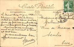 VINTAGE POSTCARD Environs of the Mount Gilds the Ruins of the Castle of Murols