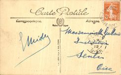 VINTAGE POSTCARD Environs of the Mount Gilds Climbing of Puy de Sancy