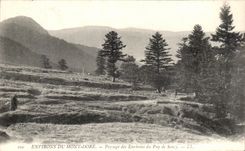 VINTAGE POSTCARD Environs of the Mount Gilds Landscape of the surroundings of Puy de Sancy