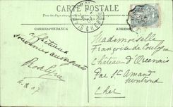 VINTAGE POSTCARD Environs of the Mount Gilds Landscape of the surroundings of Puy de Sancy