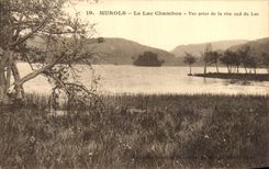 VINTAGE POSTCARD Murols the Lake Chambon Seen from of Southern Bank Lake