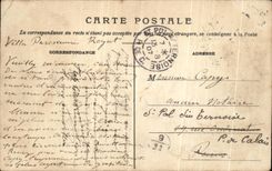 VINTAGE POSTCARD Puy De Dome the Chain of the Domes and the Mounts Gilds