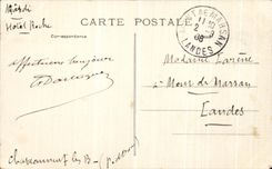 VINTAGE POSTCARD Chateauneuf Les Bains the Park and Great Baths