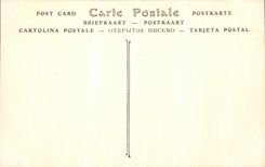 VINTAGE POSTCARD Colnie Sainte Clotilde Courpiere Before the departure on laterrasse Efnants college the flag and the music