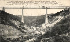 VINTAGE POSTCARD View Of the Viaduct Of Insipid the Most Viaduct D Europe