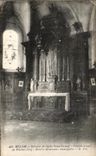 VINTAGE POSTCARD Interior Billom of L Church Cerneuf Saint