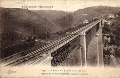 VINTAGE POSTCARD the Viaduct of Insipid Seen On Train station