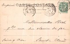 Iglesia de Riom de la POSTAL de la VENDIMIA de Marthuret