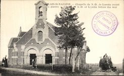 VINTAGE POSTCARD Ablain St Nazaire Vault of NR D De Lorette Before the war