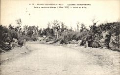 CPA Blangy Les Arras Guerre Europeenne Dans le centre miltiaria 