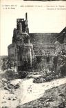 VINTAGE POSTCARD Carency Ruins of L Militaria Church