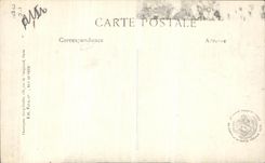 VINTAGE POSTCARD Carency Ruins of L Militaria Church