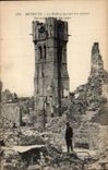 VINTAGE POSTCARD Bethune the Belfry Among the Militaria Ruins