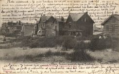VINTAGE POSTCARD Paris Beach the Swimming pool On the Dam Boulevard of the Sea