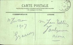 VINTAGE POSTCARD Wimereux the Beach has Low tide