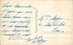 VINTAGE POSTCARD Wimereux Cliffs By Heavy weather