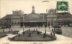 CPA Arras La Gare 