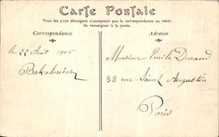 POSTAL Portel de la VENDIMIA el topo y Fort de choque