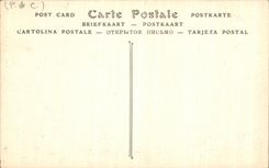 VINTAGE POSTCARD Berck Beach Interior of the Vault Cazin Perrochaud