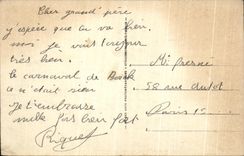 VINTAGE POSTCARD Berck Beach Beach suit Boat