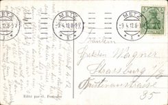 Teatro de Metz de la POSTAL de la VENDIMIA