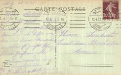 Mariscal de Metz Fabert de la POSTAL de la VENDIMIA