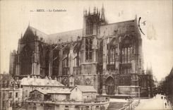 POSTAL Metz de la VENDIMIA la catedral