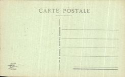 Brazo muerto de Metz de la POSTAL de la VENDIMIA de la detencion de Mosela de la Virgen y del puente medio