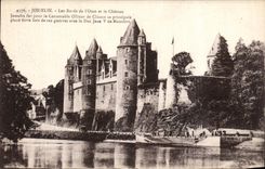 VINTAGE POSTCARD Josselin Edges Of L Western and the Castle