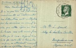 VINTAGE POSTCARD Presqu Island of Quiberon Arch of the Cave of Kergroix