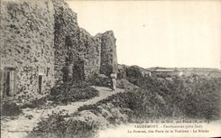 VINTAGE POSTCARD Vaudemont Fortification the Postern known as of Treason the breach