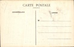 La POSTAL Nomeny de la VENDIMIA una esquina de la calle lleva Militaria bajo