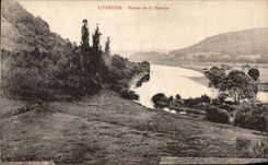 VINTAGE POSTCARD Liverdun Buckles of the Moselle