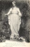 VINTAGE POSTCARD Praye mode E of the Statue of Immaculate Marie