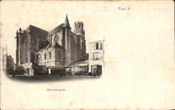 POSTAL Toul santo Gengoult de la VENDIMIA