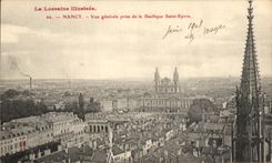 CPA Nancy Vue Generale prise de la Basilique Saint Epvre