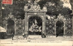 CPA Nancy Place Stanislas Grille en fer Forge de Jean Lamour