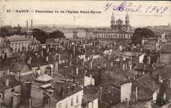 CPA Nancy Panorama vu de L Eglise Saint Epvre