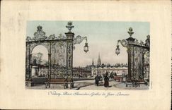 CPA Nancy Place Stanislas Grilles de Jean Lamour