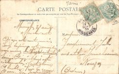 VINTAGE POSTCARD With the Interior camp of Trawl nets D a Militaria barrack room