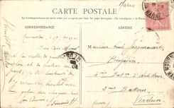 VINTAGE POSTCARD With the Fields of Trawl nets Interior D a Militaria Kitchen