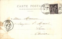 VINTAGE POSTCARD Rheims Cathedral L Apse