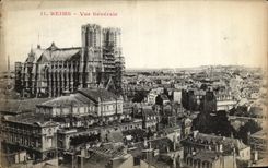 VINTAGE POSTCARD Rheims View