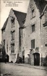 VINTAGE POSTCARD Saumur Old House Old residence of the queen of Sicily