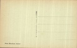 VINTAGE POSTCARD Saumur Muncipal Museum Large Sideboard