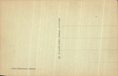 VINTAGE POSTCARD Saumur Municipal Museum Tapestry of the Goblins garden children