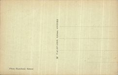 VINTAGE POSTCARD Saumur Municipal Museum Tapestry of the Goblins garden children