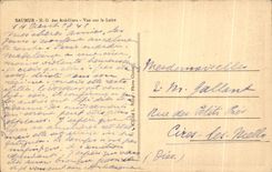 VINTAGE POSTCARD Saumur NR D Ardilliers Seen On the Loire