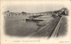 CPA Saumur Vue Prise du Quai Victor Hugo